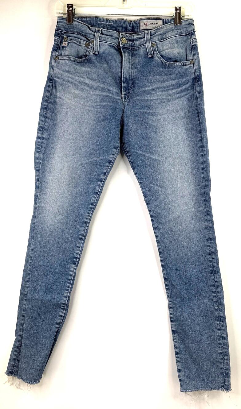 AG Adriano Goldschmied Women's The Farrah High-Rise Skinny Jeans Size 29R